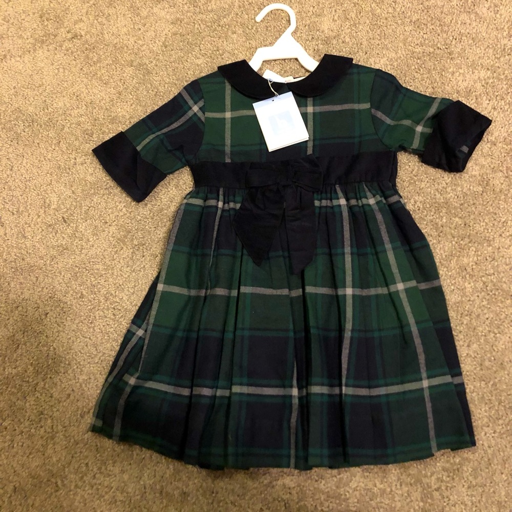 Bella bliss plaid tartan Christmas dress